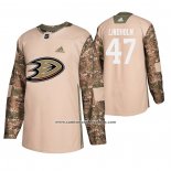 Camiseta Hockey Anaheim Ducks Hampus Lindholm Veterans Day Camuflaje