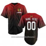 Camiseta Hockey Chicago Blackhawks Personalizada Rojo