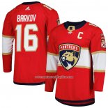 Camiseta Hockey Florida Panthers Aleksander Barkov Primera Autentico Rojo