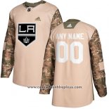 Camiseta Hockey Los Angeles Kings Camuflaje Autentico 2017 Veterans Day Stitched Personalizada