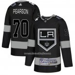 Camiseta Hockey Los Angeles Kings City Joint Name Stitched Tanner Pearson Negro