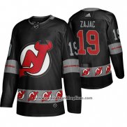 Camiseta Hockey New Jersey Devils Travis Zajac Breakaway Negro