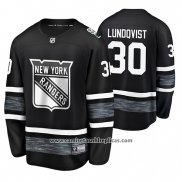 Camiseta Hockey New York Rangers Henrik Lundqvist 2019 All Star Negro