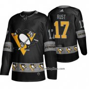 Camiseta Hockey Pittsburgh Penguins Bryan Rust Breakaway Negro