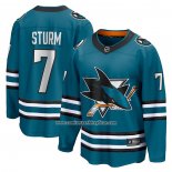 Camiseta Hockey San Jose Sharks Nico Sturm Primera Breakaway Verde