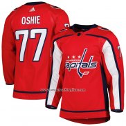 Camiseta Hockey Washington Capitals TJ Oshie Primera Autentico Rojo