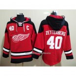 Sudaderas con Capucha Detroit Red Wings Henrik Zetterberg Rojo