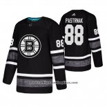 Camiseta Hockey Boston Bruins David Pastrnak 2019 All Star Negro 0a