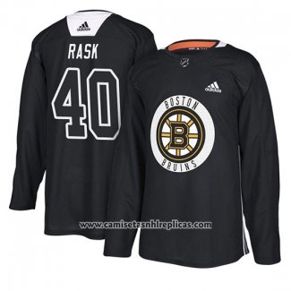 Camiseta Hockey Boston Bruins Tuukka Rask New Season Practice Negro