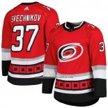 Camiseta Hockey Carolina Hurricanes Andrei Svechnikov 25th Anniversary Autentico Rojo