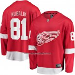 Camiseta Hockey Detroit Red Wings Dominik Kubalik Primera Breakaway Rojo