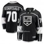 Camiseta Hockey Los Angeles Kings Joonas Korpisalo Primera Breakaway Negro