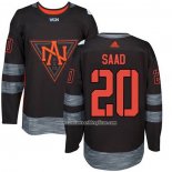 Camiseta Hockey Nino America del Norte Brandon Saad 20 Premier 2016 World Cup Negro