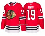 Camiseta Hockey Nino Chicago Blackhawks 19 Jonathan Toews Rojo 2018 Primera