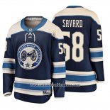 Camiseta Hockey Nino Columbus Blue Jackets David Savard 2019 Alternato Fanatics Breakaway Azul