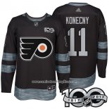 Camiseta Hockey Philadelphia Flyers 11 Travis Konecny 2017 Centennial Limited Negro