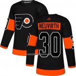 Camiseta Hockey Philadelphia Flyers 30 Michal Neuvirth Alterno Autentico Negro