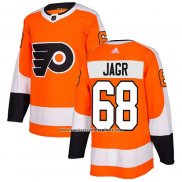 Camiseta Hockey Philadelphia Flyers 68 Jaromir Jagr Primera Autentico Naranja