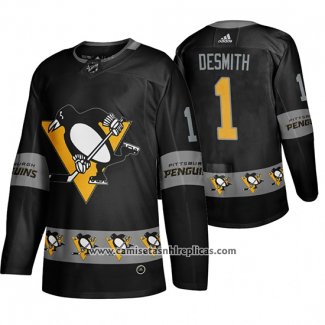 Camiseta Hockey Pittsburgh Penguins Casey Desmith Breakaway Negro