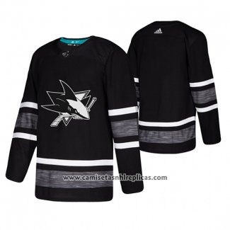 Camiseta Hockey San Jose Sharks Blank 2019 All Star Negro