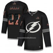 Camiseta Hockey Tampa Bay Lightning Drouin 2020 USA Flag Negro