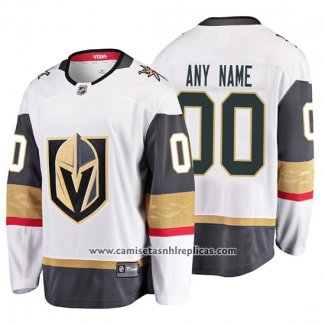 Camiseta Hockey Vegas Golden Knights Custom 2019 Segunda Fanatics Breakaway Blanco