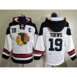 Sudaderas con Capucha Chicago Blackhawks Jonathan Toews Blanco