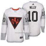 Camiseta Hockey America del Norte J.t. Miller 10 Premier 2016 World Cup Blanco