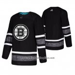 Camiseta Hockey Boston Bruins Blank 2019 All Star Negro