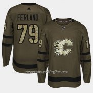 Camiseta Hockey Calgary Flames Micheal Ferland Camuflaje Salute To Service