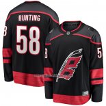 Camiseta Hockey Carolina Hurricanes Michael Bunting Primera Breakaway Negro