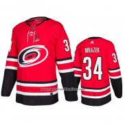 Camiseta Hockey Carolina Hurricanes Petr Mrazek Primera Rojo