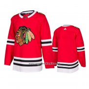 Camiseta Hockey Chicago Blackhawks Primera Autentico Blank Rojo