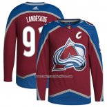 Camiseta Hockey Colorado Avalanche Gabriel Landeskog Primegreen Autentico Pro Maroon