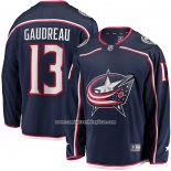 Camiseta Hockey Columbus Blue Jackets Johnny Gaudreau 2022 Breakaway Azul