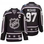 Camiseta Hockey Edmonton Oilers Connor Mcdavid 97 2017 All Star Negro