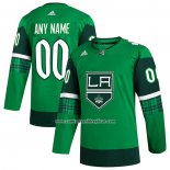 Camiseta Hockey Los Angeles Kings 2023 St. Patrick's Day Autentico Personalizada Verde