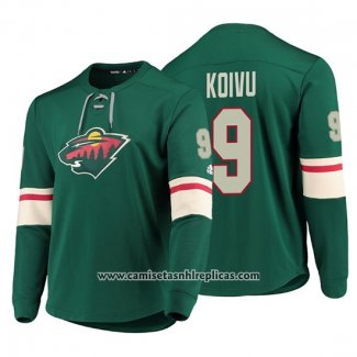 Camiseta Hockey Minnesota Wild Mikko Koivu Platinum Verde