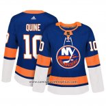 Camiseta Hockey Mujer New York Islanders 10 Alan Quine Adizero Jugador Primera Azul