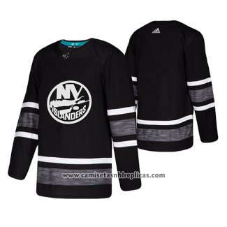 Camiseta Hockey New York Islanders Blank 2019 All Star Negro