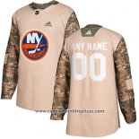 Camiseta Hockey New York Islanders Camuflaje Autentico 2017 Veterans Day Stitched Personalizada