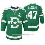 Camiseta Hockey Nino Dallas Stars Alexander Radulov Replica Jugador 2020 Winter Classic Verde