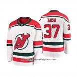 Camiseta Hockey Nino New Jersey Devils Pavel Zacha Alternato Breakaway Blanco