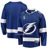 Camiseta Hockey Tampa Bay Lightning Primera 2022 Stanley Cup Final Breakaway Azul