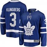 Camiseta Hockey Toronto Maple Leafs John Klingberg Primera Breakaway Azul