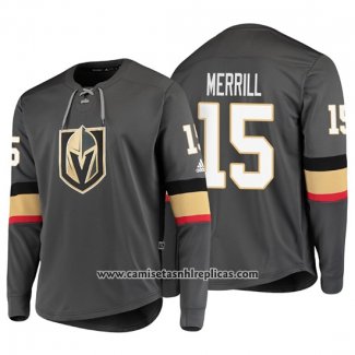 Camiseta Hockey Vegas Golden Knights Jon Merrill Platinum