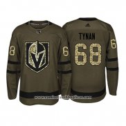 Camiseta Hockey Vegas Golden Knights Tj Tynan Camuflaje Salute To Service