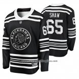 Camiseta Hockey Chicago Blackhawks Andrew Shaw Premier Alternato Negro