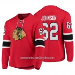 Camiseta Hockey Chicago Blackhawks Luke Johnson Rojo