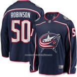 Camiseta Hockey Columbus Blue Jackets Eric Robinson Primera Breakaway Azul